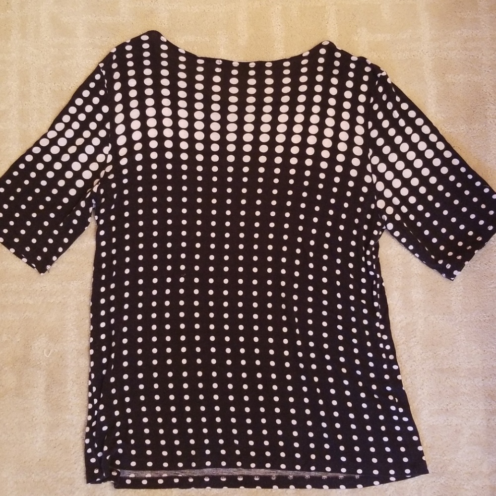 Ellen Tracy Shirt Sz Large Short Sleeve - Picture 4 of 4